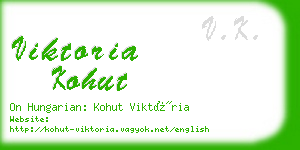 viktoria kohut business card